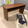 Mesa de Conferência Minimalista Dupla Longa Moderna para Treinamento e Palestras, Mesa para Reunião de Equipe, Conjunto Modular de Mesa e Cadeira para Sala de Aula