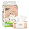 Papel de Seda Facial Jierou Sin Perfume 120 Hojas 3 Capas Tissue Facial Extraíble 3 Paquetes de Servilletas de Papel