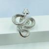 Broche de Serpiente Retro Europeo y Americano Incrustado de Diamantes, Pin de Animal, Ramillete Usable para Hombres y Mujeres, Broche de Gama Alta Multicolor Opcional al por Mayor