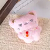 Delantal de chef con lindo ratón de dibujos animados, colgante de ratón de peluche, accesorio de bolso femenino, accesorio para muñeca y accesorio decorativo