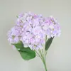 Buquê estilo europeu com 5 cabeças flores de hortênsia artificiais buquê vintage casa flor de seda flor artificial flor decorativa flor falsa