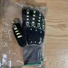 Guantes Resistentes al Desgaste, Antimpacto y Anticolisión de Tejido de Punto de 13 Calibres con Recubrimiento de Nitrilo y TPR, Guantes Resistentes al Corte Nivel 5 para Protección en Campos Petroleros y Minas de Carbón