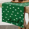 Fornecedor da Fábrica Fornece Bandeirinhas de Mesa para o Dia de São Patrício, Impressão em Tecido para Decoração de Casa, Toalhas de Mesa Térmicas, Atacado Multicor e Multiestilo