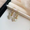 Nuevo Conjunto de Collar Pulsera Pendientes con Borla de Perlas de Nicho para Mujer Moda Lujo Ligero Accesorios de Alta Gama
