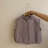 Conjunto de Dos Piezas Morado con Forro Polar y Chaleco Morado Estilo Coreano Nuevo para Otoño para Niñas Conjunto de Dos Piezas Gris Conjunto de Tres Piezas Moderno