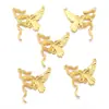 Acessórios DIY em liga cobra enrolada borboleta animal pingente liga prata brilhante cobra borboleta colar pulseira grampo de cabelo material