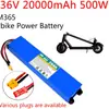 Paquete de Batería para Patinete Xiaomi M365 36V20Ah Paquete de Batería 36V20000Mah Patinete Eléctrico Bms