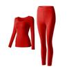 Vestuário de Beleza para Pele com Ácido Hialurônico Outono e Inverno, Quente e Sem Costura, Alta Elasticidade, Roupa Íntima Térmica Slim de Manga Longa, Roupa Base Feminina