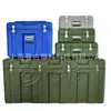 Caixas de material rotomoldado, caixas de equipamento, caixas para instrumentos e equipamentos, caixas de armazenamento e transporte, caixas plásticas para unidades de suprimento, caixas militares, à prova de poeira e à prova d'água