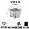 Estufa de Bolsillo Modelo Nuevo Mejorado para Preparar Té, Estufa de Fuego Pequeño para Uso en Interiores y Exteriores, Parrilla Plegable Portátil de Acero Inoxidable para Barbacoa