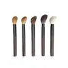 Pincel Chanfrado para Iluminador, Blush, Contorno e Fixação com Cerdas de Pelo Animal Cangzhou Pincel de Maquiagem Macio Pincel de Maquiagem High-End