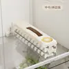 Caixa de Armazenamento Transparente de Múltiplas Camadas para Dumplings para Cozinha Doméstica, Caixa de Armazenamento Portátil de Plástico para Freezer para Dumplings