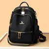 Mochila de Comercio Exterior de Gran Venta para Mujeres 2025 Primavera Nueva Moda Versátil de Gran Capacidad Bolsa Casual Mochila de Viaje para Exteriores
