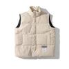 Chaleco acolchado de algodón de invierno estilo Hong Kong para hombre, chaleco acolchado de algodón engrosado, sentido del diseño, marca de moda de invierno, chaleco sin mangas versátil