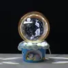 Doraemon Hombre Gordo Azul Luz de Noche Bola de Cristal Brillante Adorno Galaxia Sol Meteoro Lámpara de Mesa Creativa Regalo de Cumpleaños