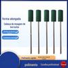 Cabeça de moagem de borracha longa 3mm cabeça de moagem de roda de esponja molde de metal polimento parede interna furo profundo moagem cilíndrica gergelim