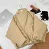 Chaqueta Corta de Algodón Estilo Coreano Nueva de Invierno para Mujer con Diseño de Solapa Grande, Abrigo Acolchado de Moda Holgado