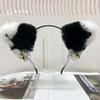 Diadema para Orejas con Lazo y Cascabel, Accesorios para la Cabeza con Orejas de Animal, Diadema de Orejas de Gato Exclusivamente para Suministro Transfronterizo a Europa y América