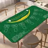 Mantel individual antideslizante de tierra de diatomeas estilo americano para sala de estar, mantel para mesa de juegos, póker y bacará, duradero, fácil de limpiar y se puede cortar a medida