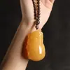 Colgante Natural Kunlun Topacio Pixiu Mango Zodiacal Wen Jugar Jugar Jugar Plato Plato Jugar Mano Jugar Antiguo Piqiu