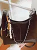 Bolso Retro Esmerilado Transfronterizo para Mujer Otoño e Invierno 2025 Nuevo Bolso Bandolera Nicho Bolso Hombro Cadena Axila Bolso Dumpling
