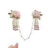 Accesorios para el Cabello Hanfu de Estilo Antiguo para Niñas, Cadena para la Frente Súper de Hada, Cadena para la Frente con Borla, Pasador para la Ceja de Niñas, Adornos para el Cabello