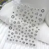 Série Duyuer Adesivos de Unha Populares Estilo Influenciador Realista com Suporte Adesivo para Decoração de Unhas DIY