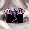 Broche Retro con Forma de Dragón, Accesorio Personalizado para Traje y Abrigo, Broche Ecológico, Hebilla para Bufanda, Adorno de Dragón para Ropa y Zapatos