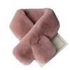 Internet celebridade lenço de pelúcia mulheres inverno quente espessado pescoço proteção estilo coreano cachecol versátil simples cruz colarinho homens