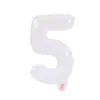 Globos de Letras Blancas de 16 pulgadas A-Z Inglés 26 Letras 0-9 Números Decoración para Fiesta de Cumpleaños Globos de Papel de Aluminio Venta al por Mayor