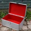 Caja de Almacenamiento de Aleación de Aluminio Caja de Herramientas Multifuncional para el Hogar Caja Grande con Contraseña Caja de Almacenamiento Portátil Caja de Dinero con Cerradura