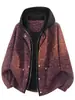 NASA SOBRE Chaqueta de Moda Otoñal Nueva Talla Grande Versátil Moderna para Adolescentes, Sudadera con Capucha Falsa de Dos Piezas