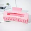 Pinza para el pelo grande mate transfronteriza para mujer, pinza cuadrada para el pelo, pinza de tiburón para la parte posterior de la cabeza, accesorio para el pelo al por mayor