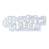 Nuevo Molde de Corte Feliz Navidad Feliz Navidad Navidad Molde para Pastel Artificial de Navidad de Una Pieza Molde Rápido DIY