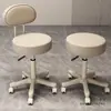 Salão de Beleza Barbeiro Banqueta Cabelereiro Manicure Maquiador Banqueta de Trabalho Grande Roda Cadeira para Casa Giratória de Maquiagem