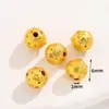 Pingente Antigo Dourado Estilo Chinês de Cobre Banhado a Ouro 18K, Pulseira com Pingente Espaçador Cravejado de Diamantes, Pingente de Colar, Acessórios para Joias DIY