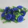 Atacado do Fabricante Trepadeiras de Rosas Simuladas, Tiras de Rosas, Trepadeiras de Flores Artificiais, Decoração de Casamento Trepadeiras Planas Grandes