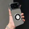 Adequado para iPhone 17 Pro Max, Capa de Celular com Textura de Couro com Efeito de Janela Grande para iPhone 16, Capa Protetora Anti-Queda para iPhone 15