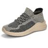 Novos Sapatos Casuais Masculinos e Femininos com Solado Grosso para a Primavera de 2025, Sapatos Casuais de Tecido Modernos, Sapatos Preguiçosos, Tênis de Corrida da Moda