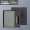 Caderno a5 impressão personalizada LOGO fivela grossa simples de couro para negócios caderno b5 caderno de couro macio