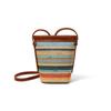 Bolsa para Teléfono Móvil 2026 Nueva Bolsa de Otoño e Invierno para Mujer Bolso Tejido Puente Arcoíris Bolso Cubo Versátil Mini Bolso Cruzado