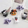 Accesorios de Resina para Manualidades de Dibujos Animados Joyería Lindo Halloween Pegamento de Crema Pasador Funda para Teléfono Móvil Hebilla de Zapato Llavero Colgante