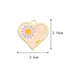 Accesorios de Joyería en Forma de Corazón de Fabricante al por Mayor en Stock, Joyería DIY Hecha a Mano de Aleación, Accesorios de Joyería DIY con Goteo de Aceite Transfronterizo