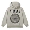 Sudadera Trendy Retro Americana Nirvana para Otoño e Invierno 2025 para Hombres y Mujeres, Nueva Chaqueta con Capucha de Calle para Otoño e Invierno