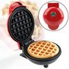 Meigu 110V máquina para hacer gofres en forma de corazón, conductor de saliva, máquina para sándwiches redondos, máquina de comida ligera, máquina para desayunos, gofre con forma de corazón