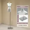 Soporte de Exhibición Modelo Original de Cuerpo Plano de Gama Alta Maniquí Muñeco Accesorios Tienda de Ropa para Mujer Maniquí de Vitrina de Tienda de Ropa de Medio Cuerpo Femenino