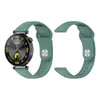 Adequado para Relógio Huawei Gt4/5 Pulseira de Silicone Monocromática Fivela Invertida Pulseira de Pulso de Silicone Fivela de 18mm Pulseira de Relógio de Silicone