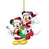 2024 novo lançamento de árvore de Natal transfronteiriço pingente decorativo de acrílico plano Mickey Mouse para retrovisor de carro