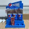 Suporte de Exibição em Acrílico para Bebidas para Alívio da Ressaca, Água Mineral, Cerveja, Leite e Bebidas Alcoólicas; Suporte de Mesa para Display de Bebidas Grátis