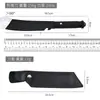 Cuchillo de hoja negra de acero inoxidable para exteriores cuchillo de camping al aire libre cuchillo multifunción para exteriores cuchillo de exterior camping defensa personal cuchillo recto